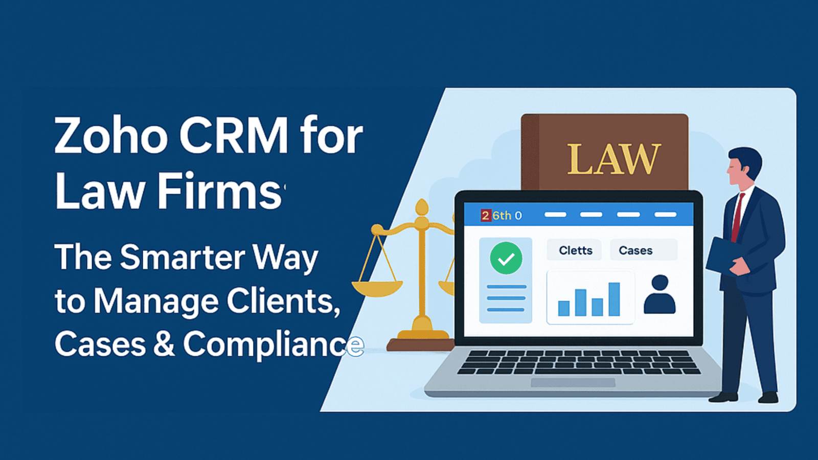 Zoho CRM for Law Firms: The Smarter Way to Manage Clients, Cases & Compliance